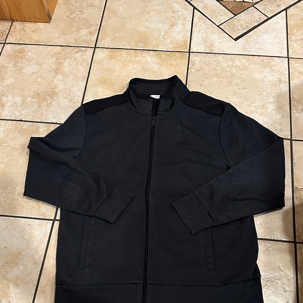 Calvin Klein Charcoal Full-Zip Jacket